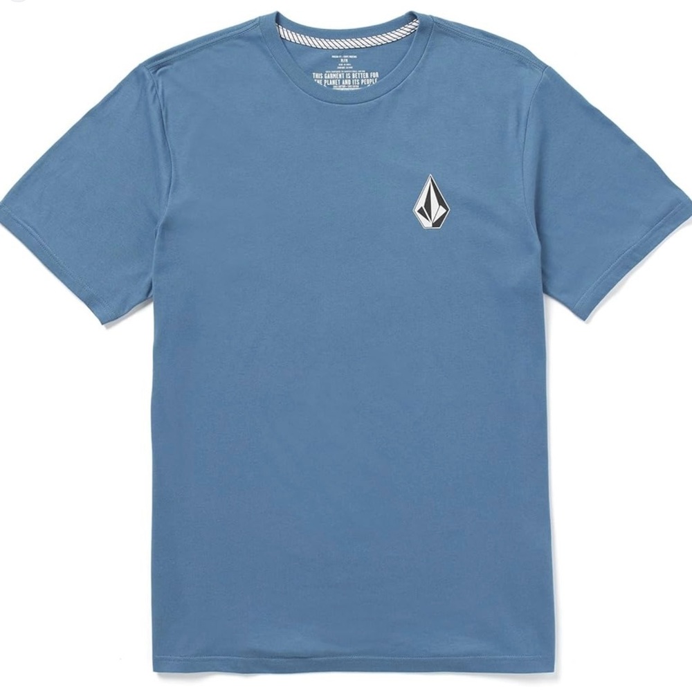 Volcom Blue Short Sleeve Tee Casual Comfort